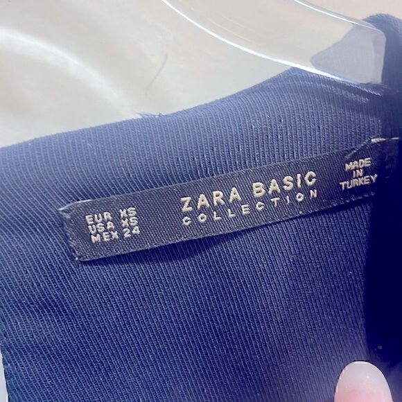 Zara Navy Formal Attire Dress Women’s Size XS - Picture 3 of 3